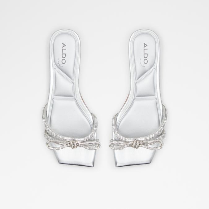 Glimmera Women's Silver Flat Sandals