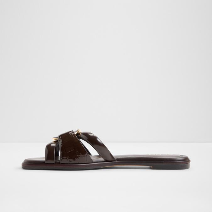 YESENIA-IN DARK BROWN Women Flat Sandals image number 2