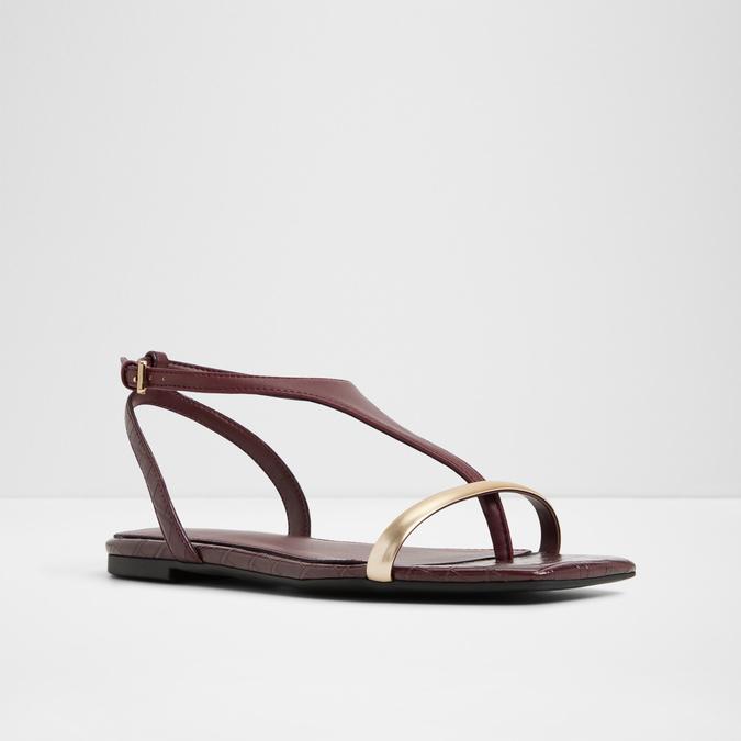 Catlyn-In Women's Bordo Flat Sandals image number 4