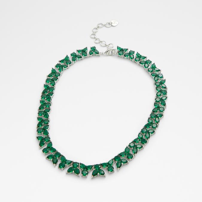Emerald Gold Necklace Green Gold Necklace Crystal Emerald Bridal Teard –  Little Desirez Jewelry