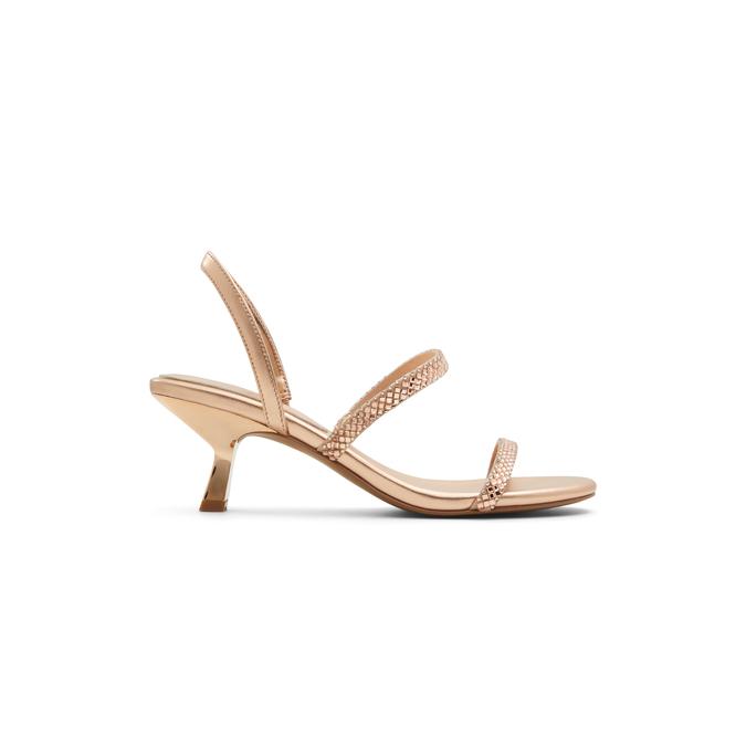 Rose gold dressy 2025 sandals