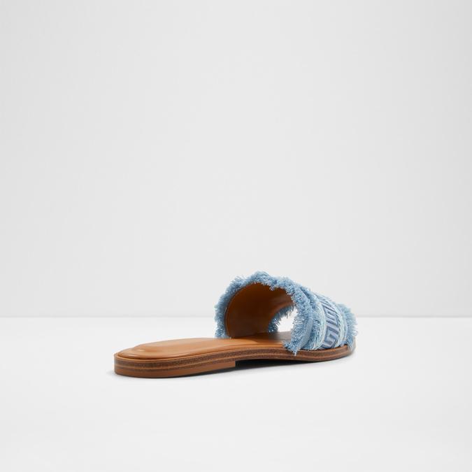 Nalani Women's Blue Flat Sandals image number 3