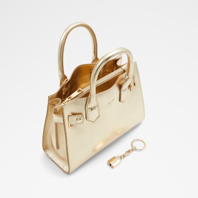 Lockette Women's Gold Satchel image number 2