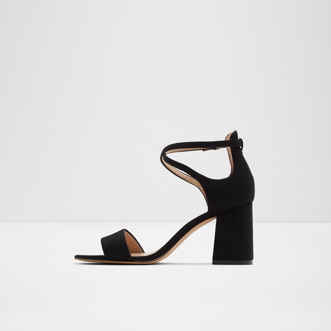 Aboedia Women's Black Block Heel Sandal image number 2