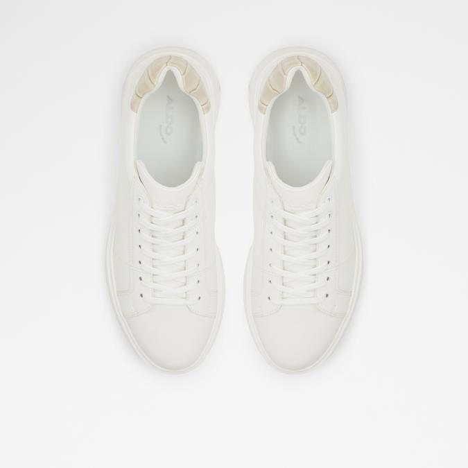 Gender: Unisex Color: White Mens Casual Sneakers, Material: Rubber