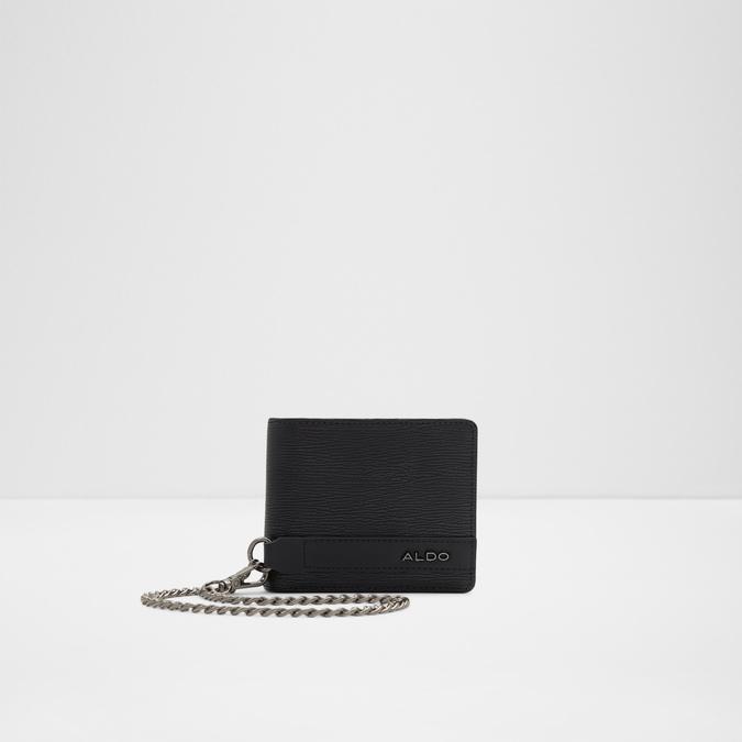 Axton Men's Black Wallet On A Chain