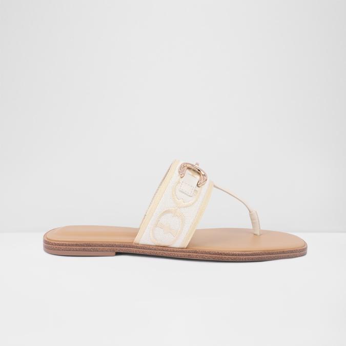 Coralynnaa-In Women's White Flat Sandals