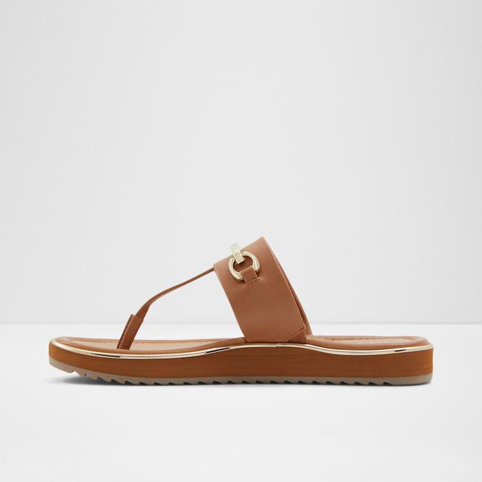 DEVERENA Beige Women Sandals image number 2