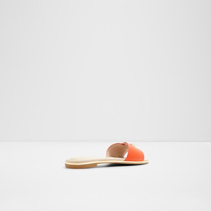 Bellenor Women's Bright Orange Flat Sandals image number 1