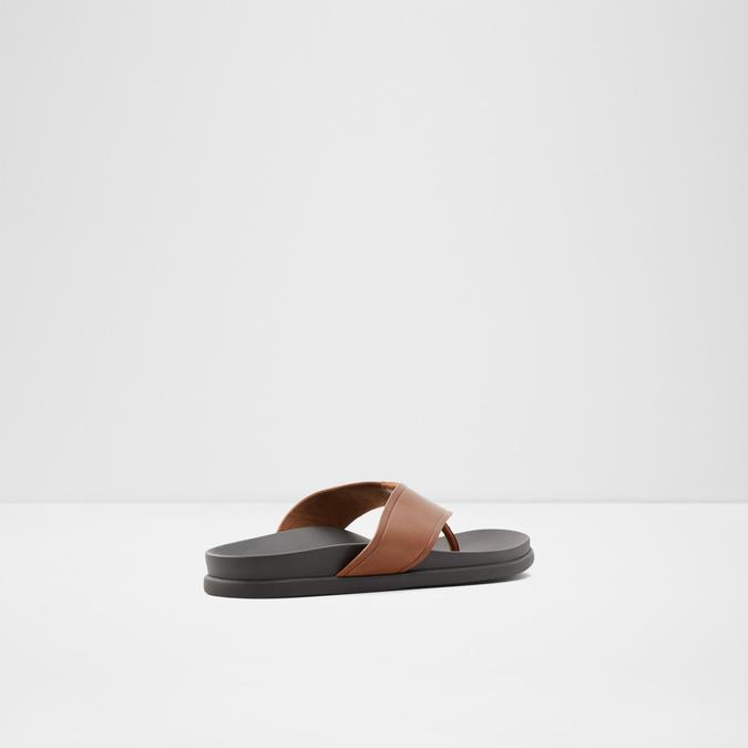 Afuthien Men's Cognac Thong Sandals image number 2