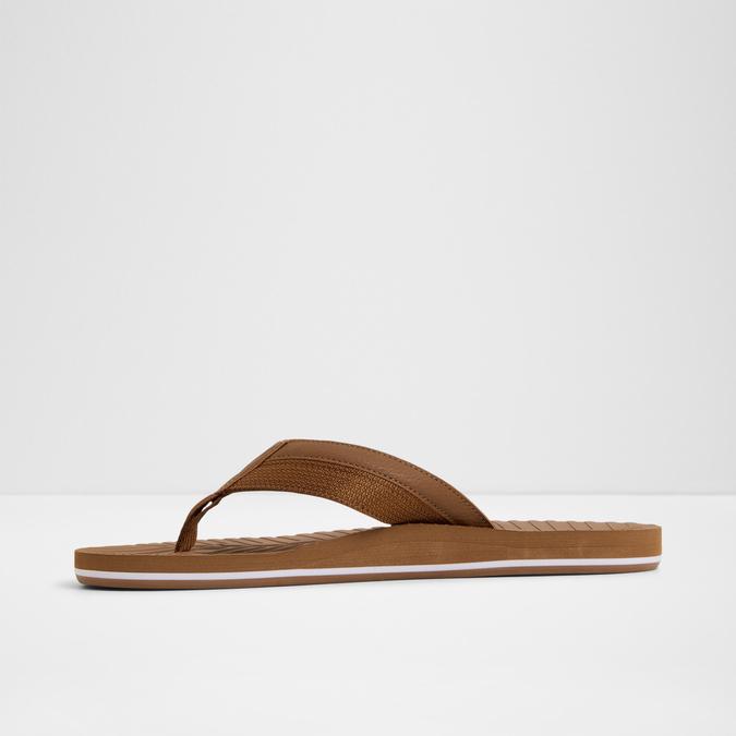Kegana-In Men's Brown Thong Sandals image number 3