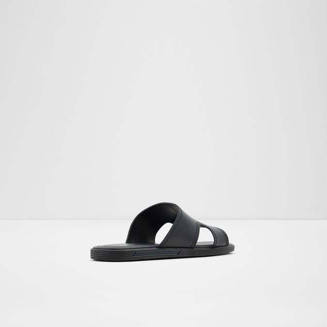 Sevoewien Men's Black Single Strap Sandals image number 1