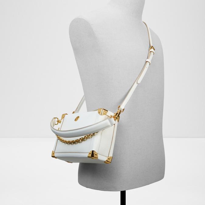 Valeriana Women's White Shoulder Bag image number 4