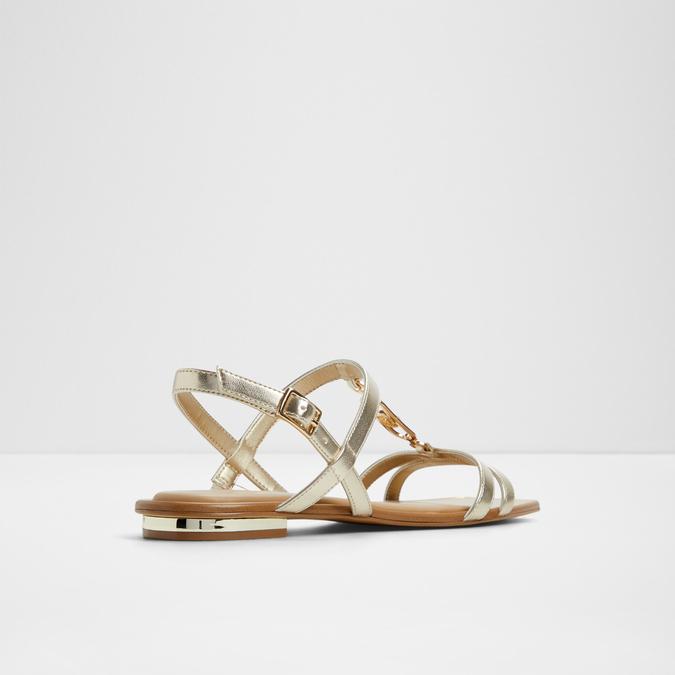 Glaoni-In Women's Gold Flat Sandals image number 2