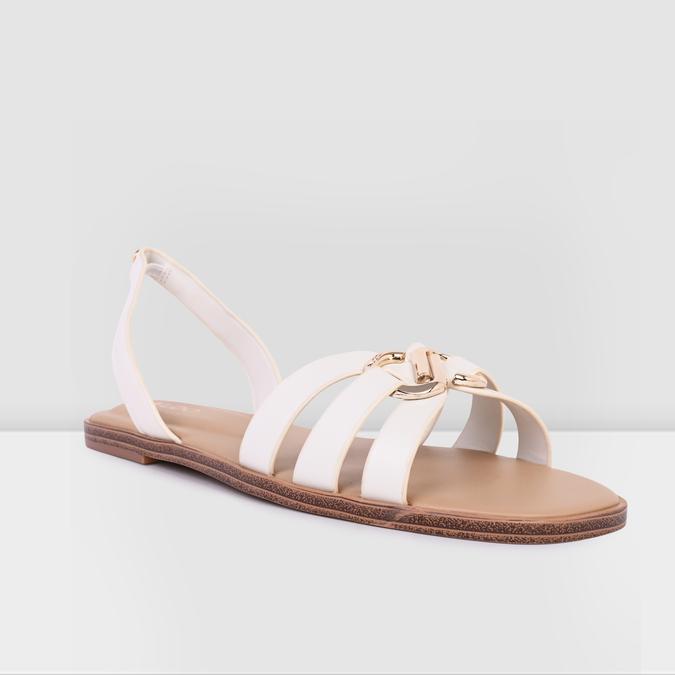 NYDIRARINA-IN White Women Flat Sandals