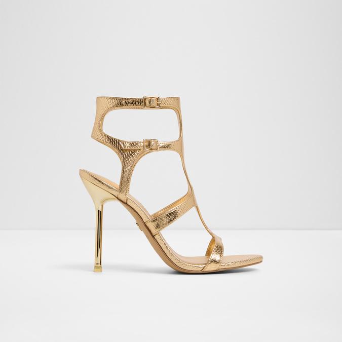 Quintina-In Women's Gold Dress Sandals