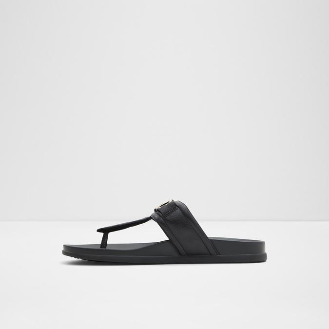 Deckslide Men's Black Sandals image number 2