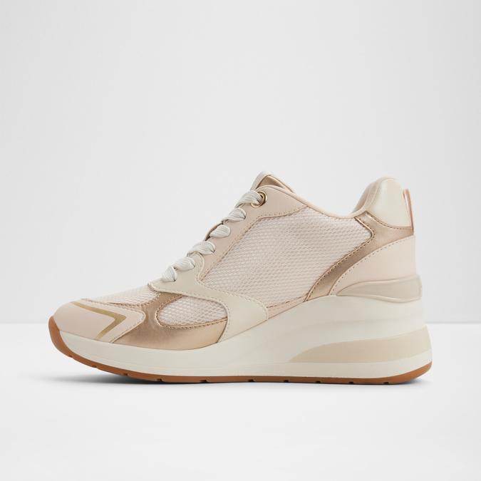 Brejosa-In Women's Beige Sneaker Wedges image number 3