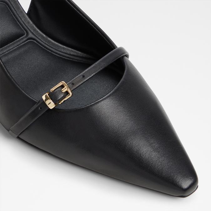 Skepper-In Women's Black Block Heel Shoes image number 5