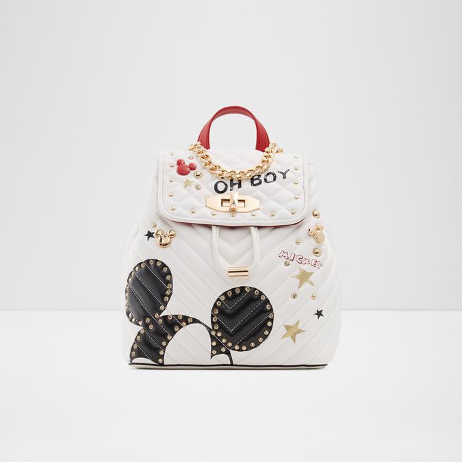 Minipack-Mickey Women's White Backpack image number 0