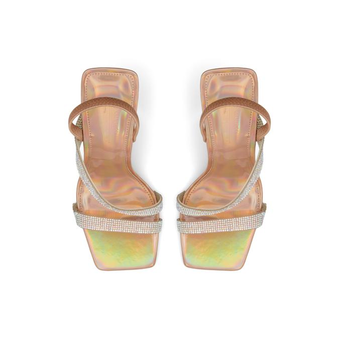 Nightout Women's Rose Gold Dress Sandals image number 1