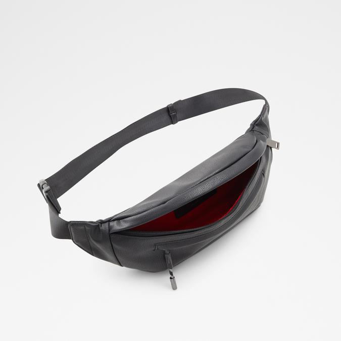 Bariaco Men's Black Belt Bag image number 2