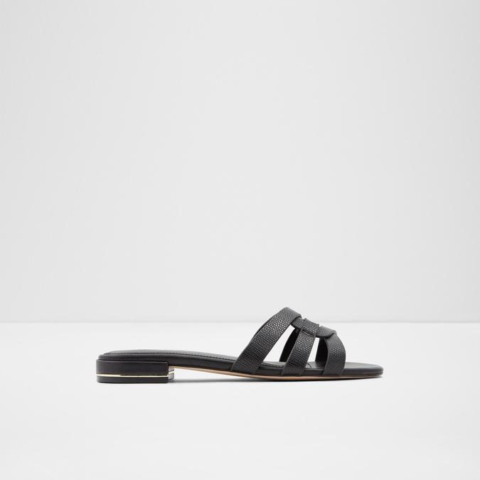 Isdell Women's Black Flat Sandals image number 0