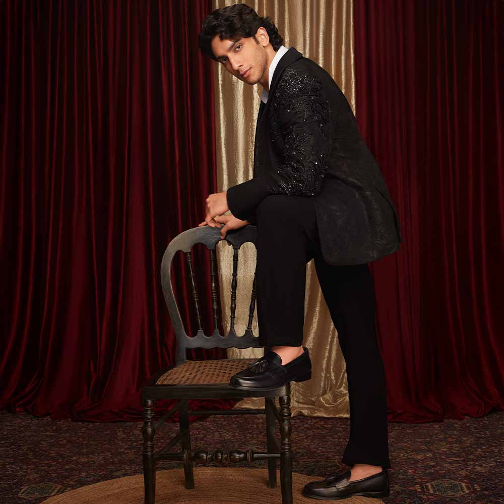 Lionel-In Men's Black Loafers