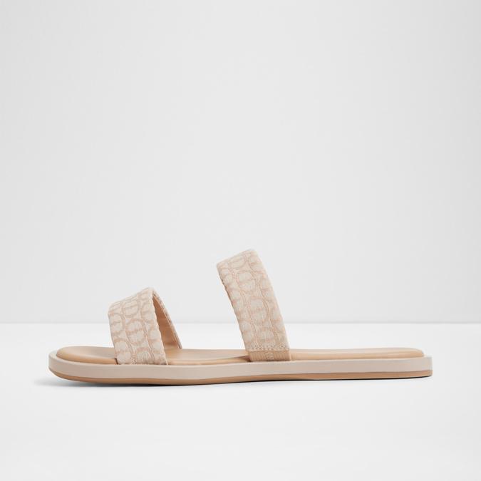 Krios-In Women's Beige Flat Sandals image number 3