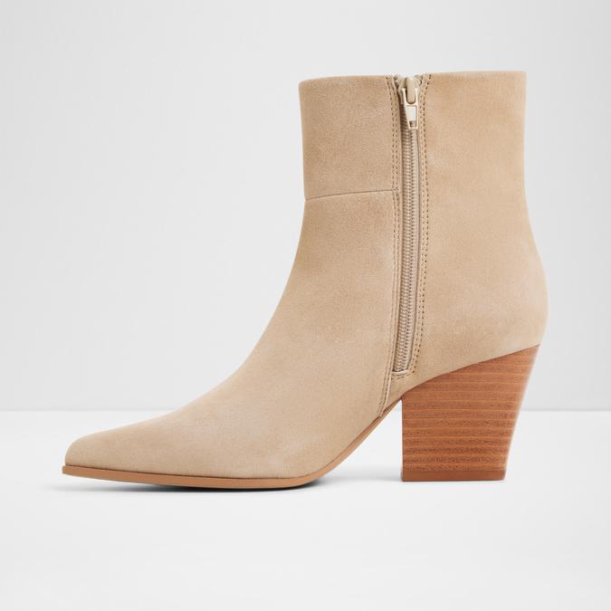 Shanah-In Women's Beige Ankle Boots image number 3