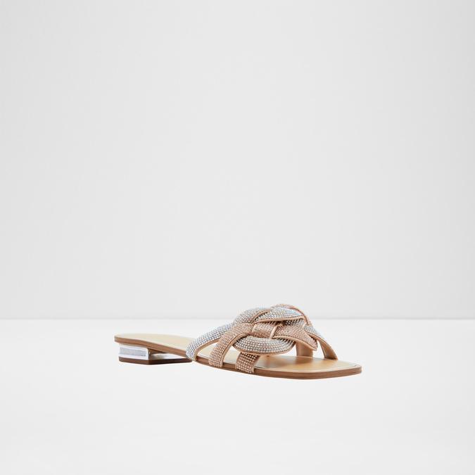 Tydeus Women's Rose Gold Flat Sandals image number 4