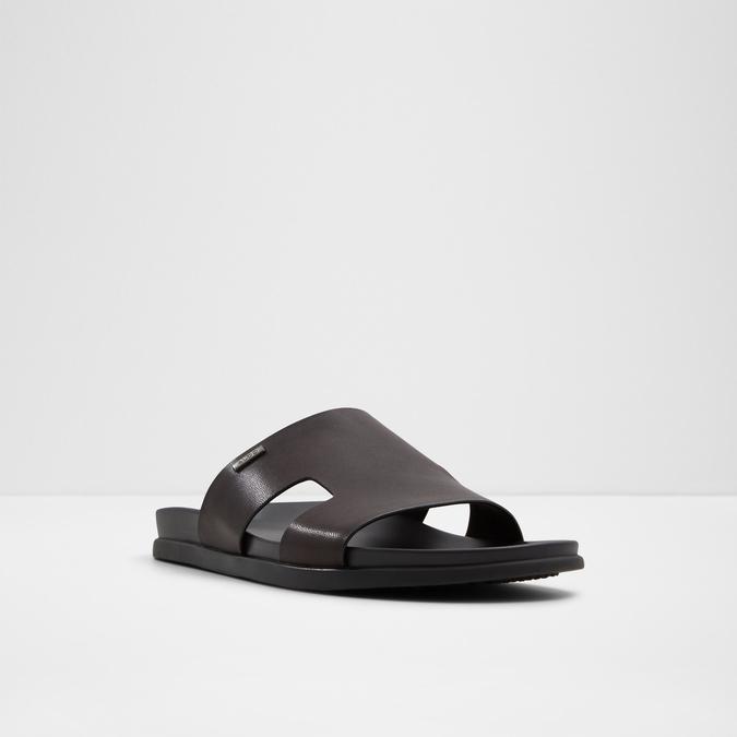MONDI-INN Brown Men Single Strap Sandals image number 3