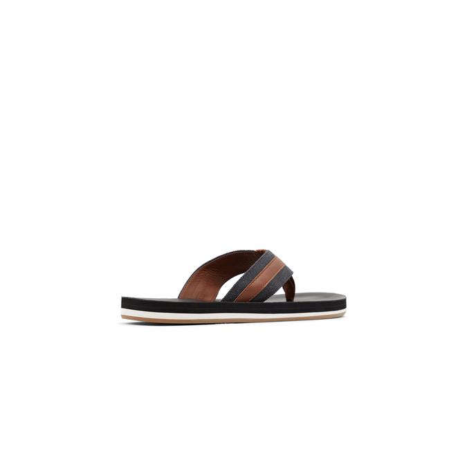 Voessi Men's Black Flat Sandals image number 1