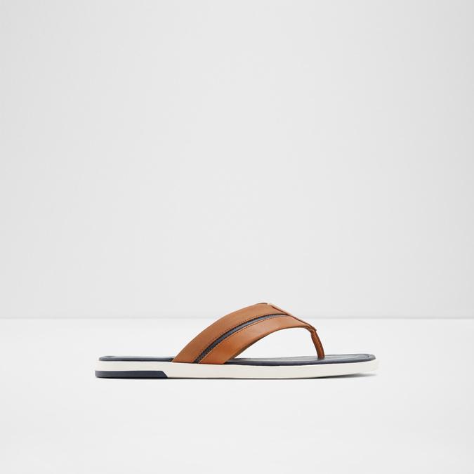 Sordo Men's Cognac Thong Sandals image number 0