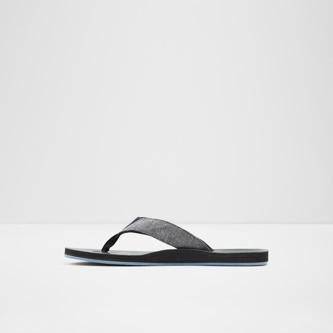 Weallere Men's Black Thong Sandals image number 2