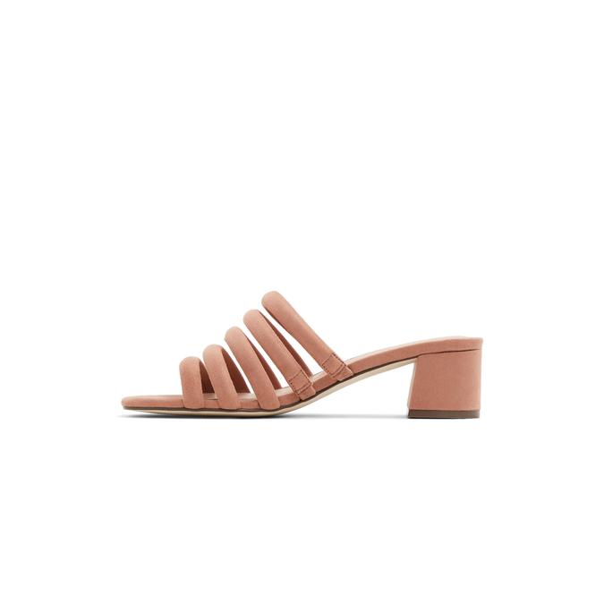 Varya Women's Dark Beige Heeled Sandals image number 2