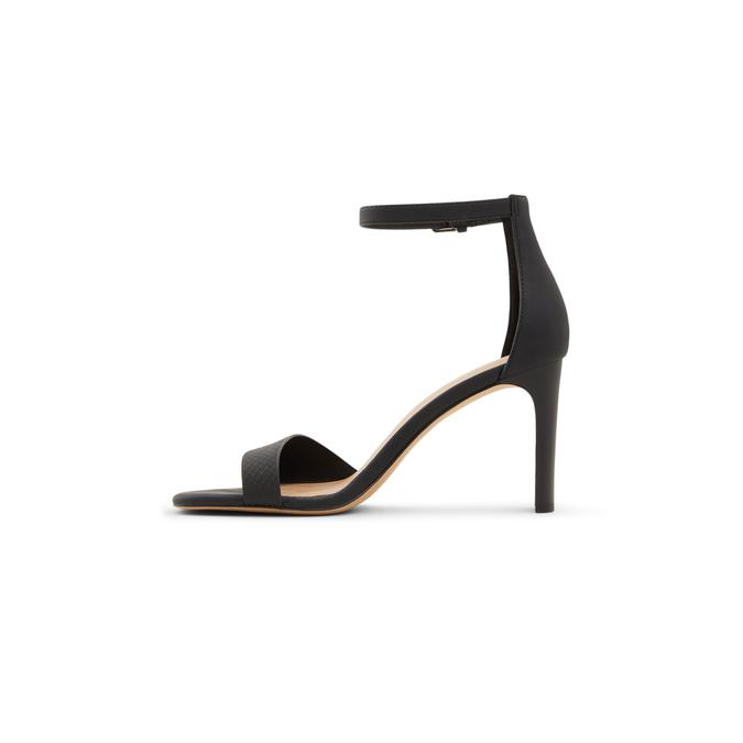 Ollille Women's Black Heeled Sandals image number 2