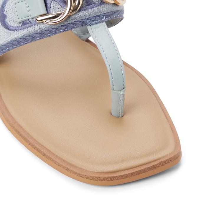 CORALYNNAA-IN Blue Women Flat Sandals image number 4