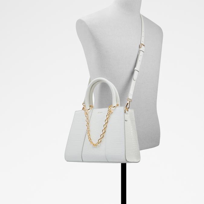 Perregreen Women's White Satchel image number 3