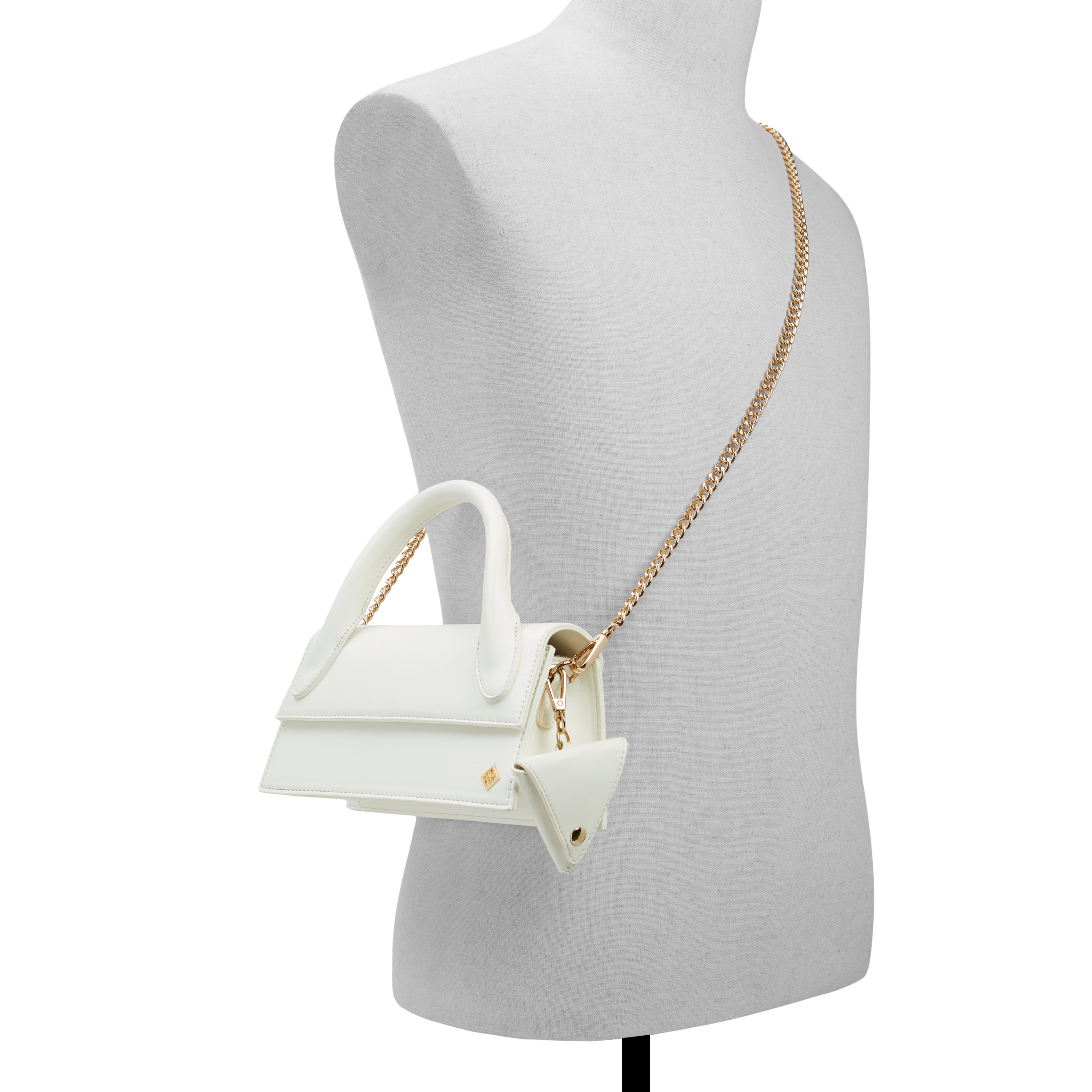 Aurevoir Women's White Top Handle image number 3
