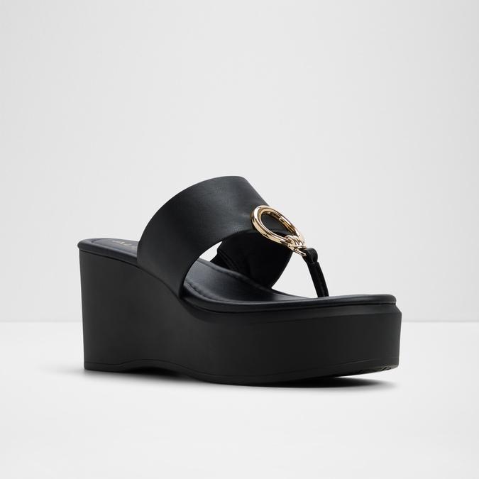 FRIEGAN Black Women Sandals image number 3