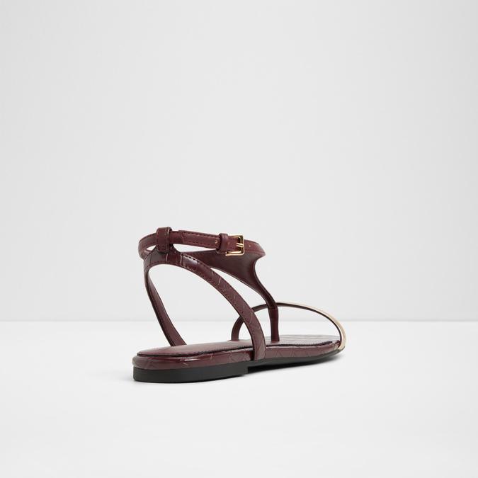 Catlyn-In Women's Bordo Flat Sandals image number 2