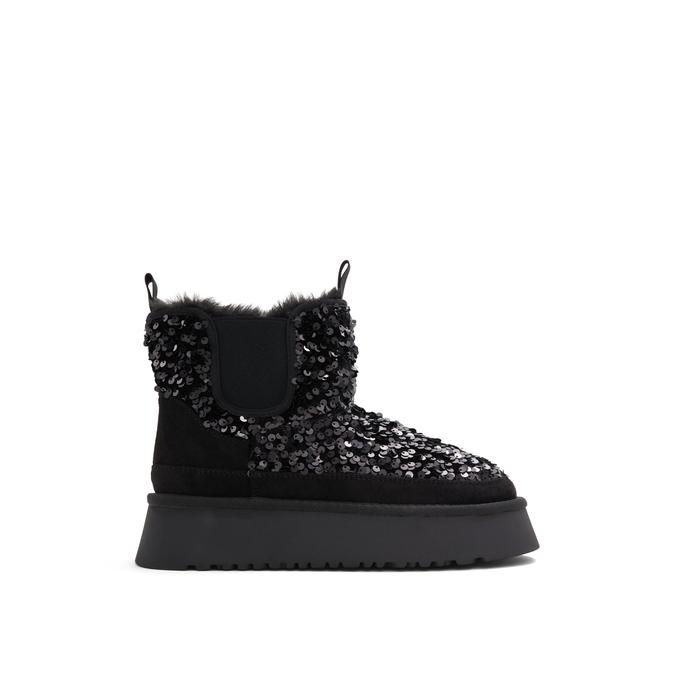 Letstayin Women's Black Ankle Boots image number 0
