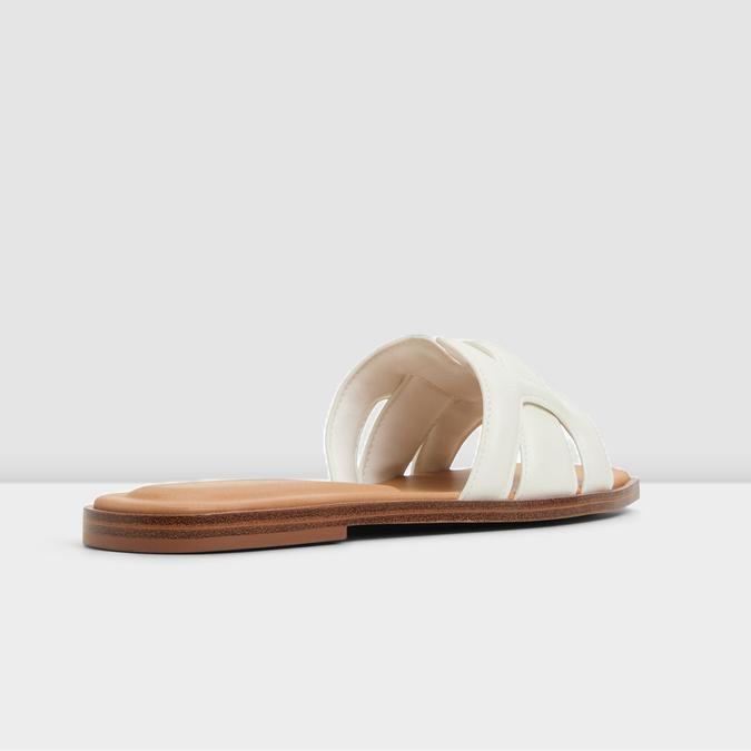 ELENYA-IN White Women Flat Sandals