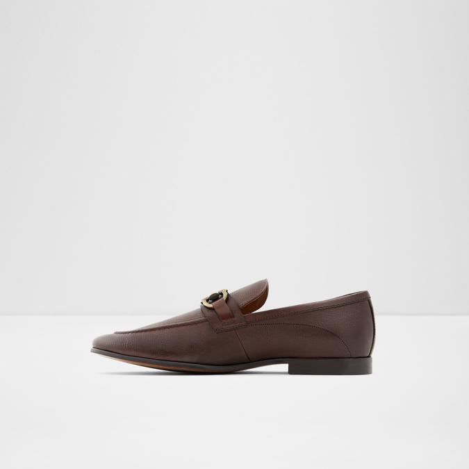Hoilian Men's Dark Brown Dress Loafers image number 2