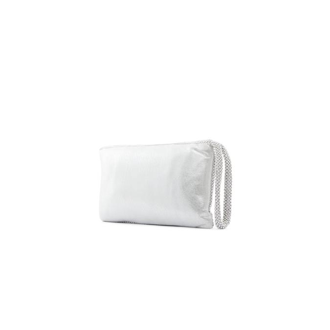 Abaudda Women's Silver Clutch image number 1
