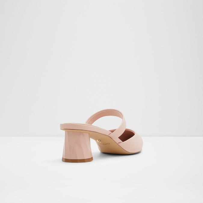 Kinski Women's Pink Block Heel Shoes image number 3