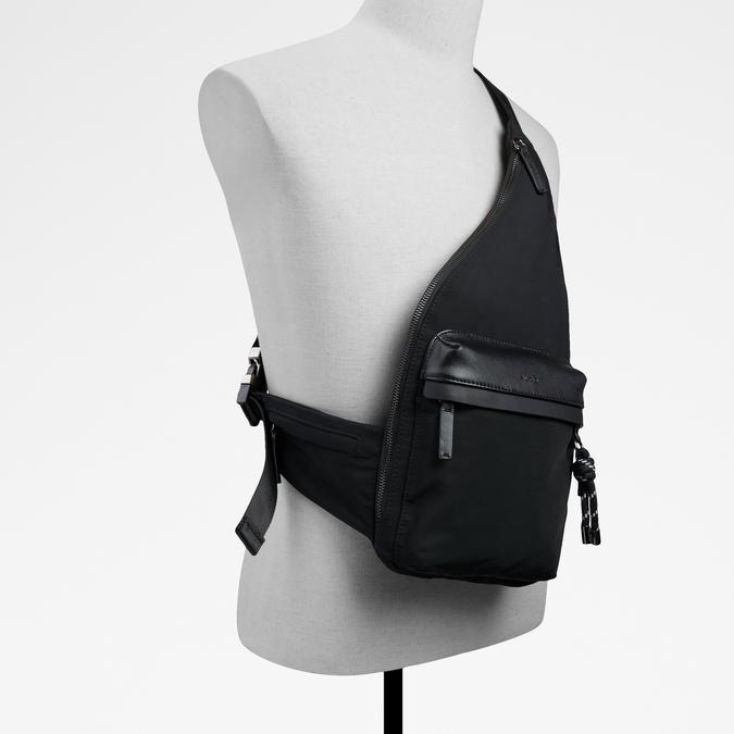 Rhelis Men's Black Belt Bag image number 3