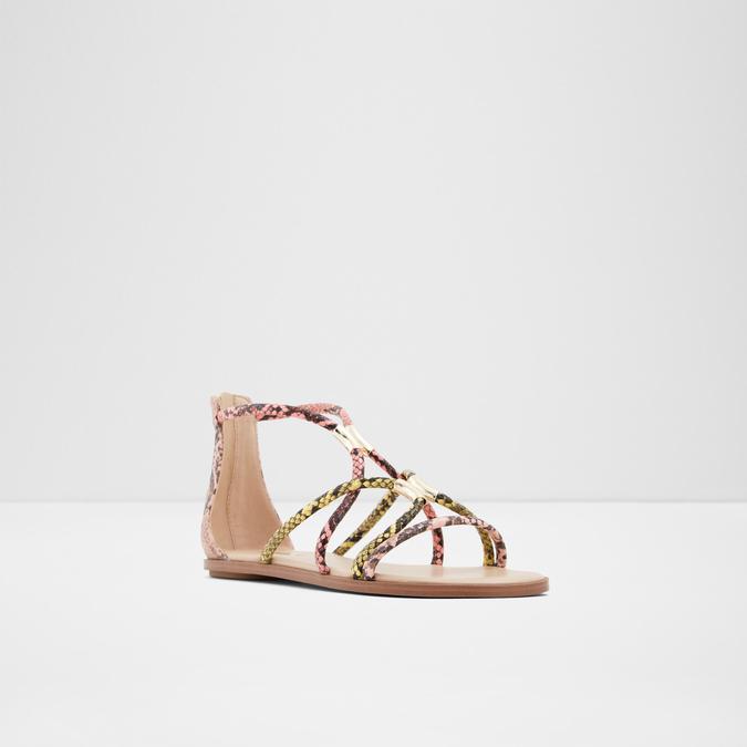 Pozoa Women's Multicolor Flat Sandals image number 3