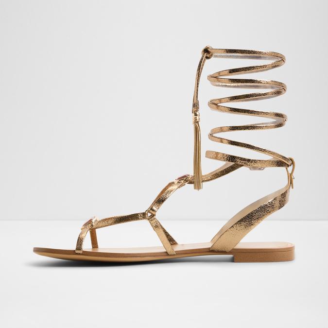 ANDRINA Gold Women Flats image number 2